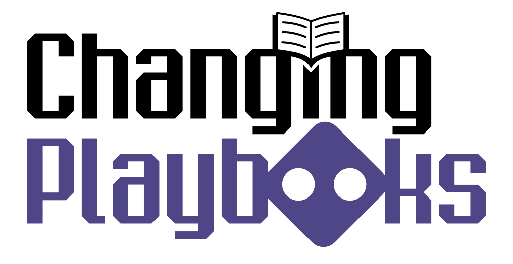 The logo for Changing Playbooks